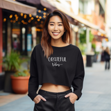 Grateful Vibes Cropped Sweatshirt