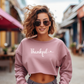 Thankful Cropped Sweatshirt