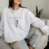 Uplifting Flower Sweatshirt