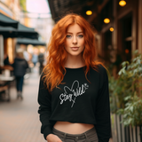 Wild Cropped Sweatshirt