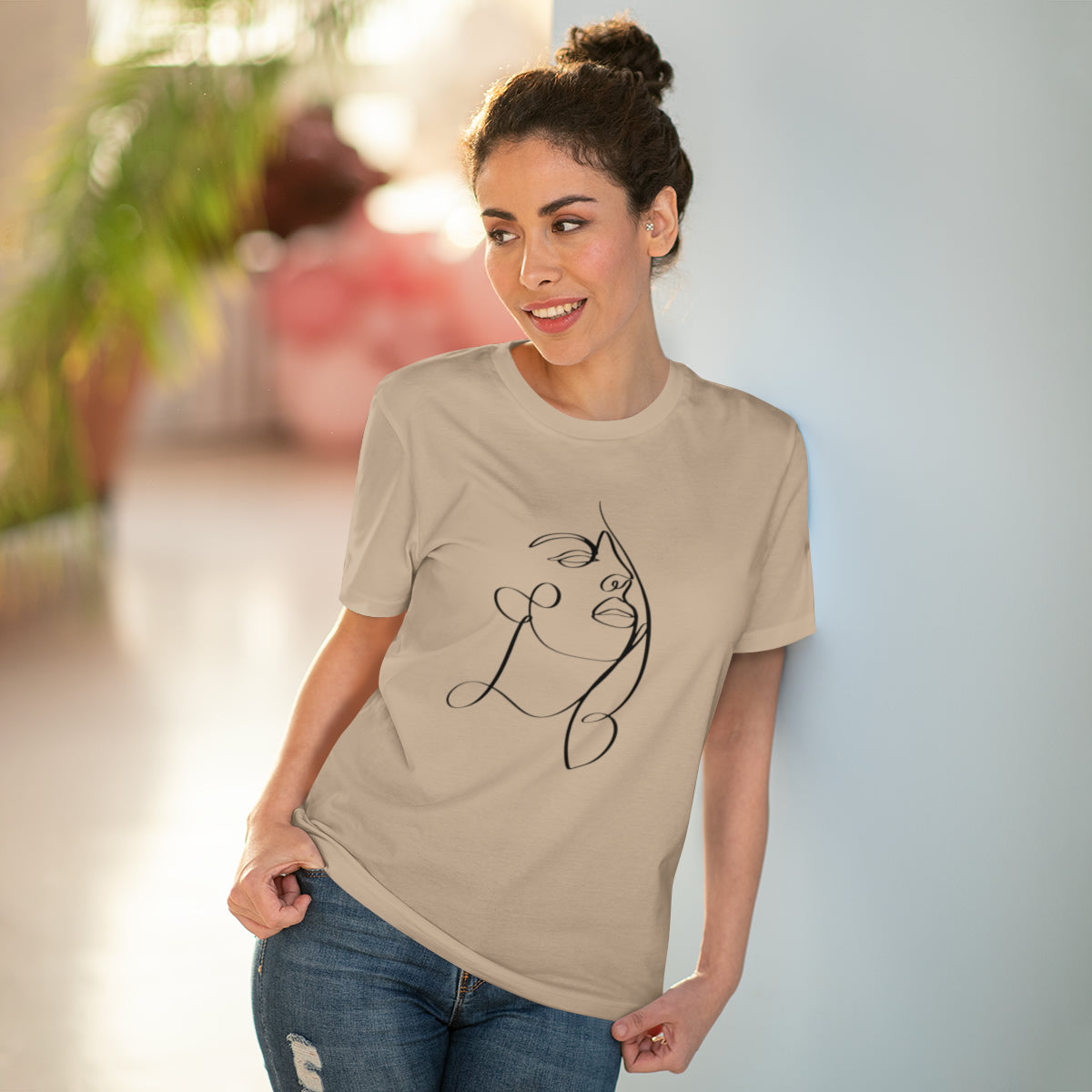 Woman Minimalist T-Shirt