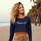 Woman Cropped Sweatshirt